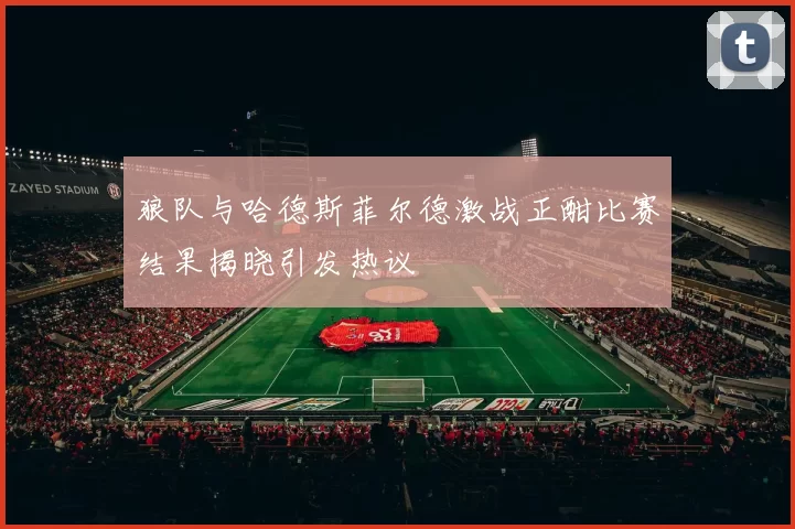 狼队与哈德斯菲尔德激战正酣比赛结果揭晓引发热议