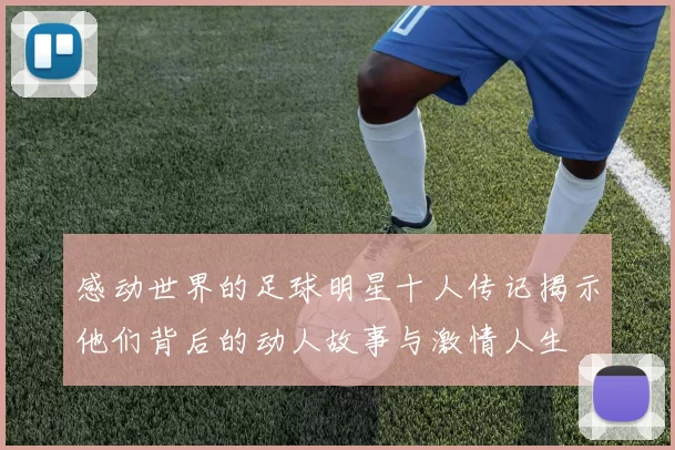 感动世界的足球明星十人传记揭示他们背后的动人故事与激情人生