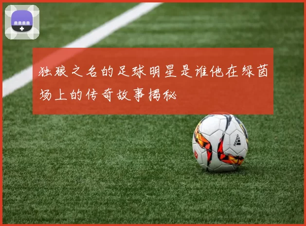 独狼之名的足球明星是谁他在绿茵场上的传奇故事揭秘