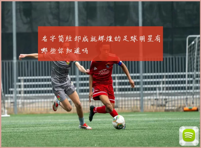 名字简短却成就辉煌的足球明星有哪些你知道吗
