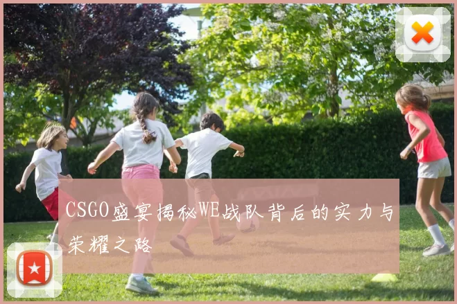 CSGO盛宴揭秘WE战队背后的实力与荣耀之路