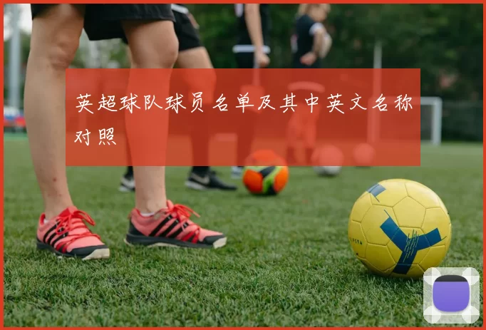 英超球队球员名单及其中英文名称对照